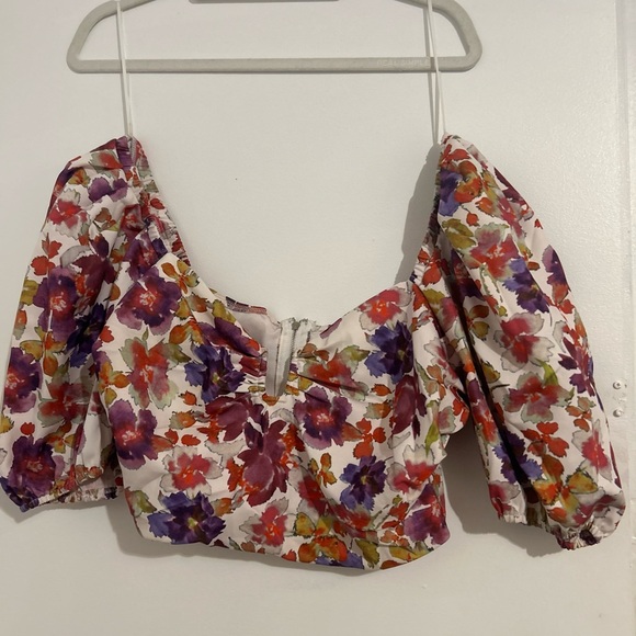 XL Colorful Flower Fashion 2 pc Set - Picture 2 of 3